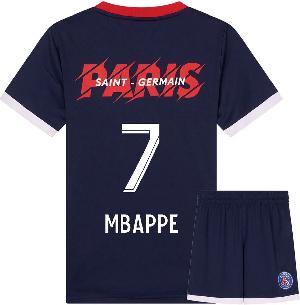 Bekijk leuke cadeautip : PSG Voetbaltenue Mbappe - Mbappe Tenue Thuis - 2023-2024